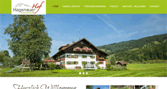 Desktop Screenshot of hagenauerhof.de